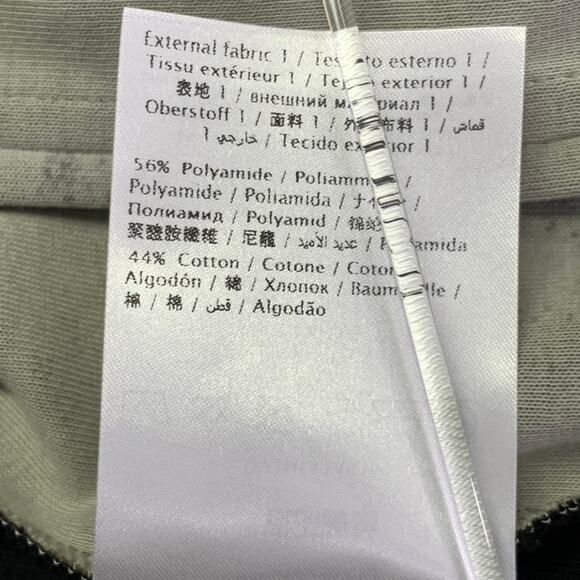 VALENTINO Size L Black Green Camo Polyamide Cotton Zip Up Sweatshirt - Picture 9 of 11